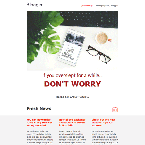 Blogger Newsletter